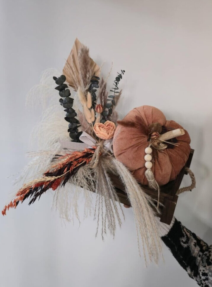 Σύνθεση με υφασμάτινη κολοκύθα - Image 3