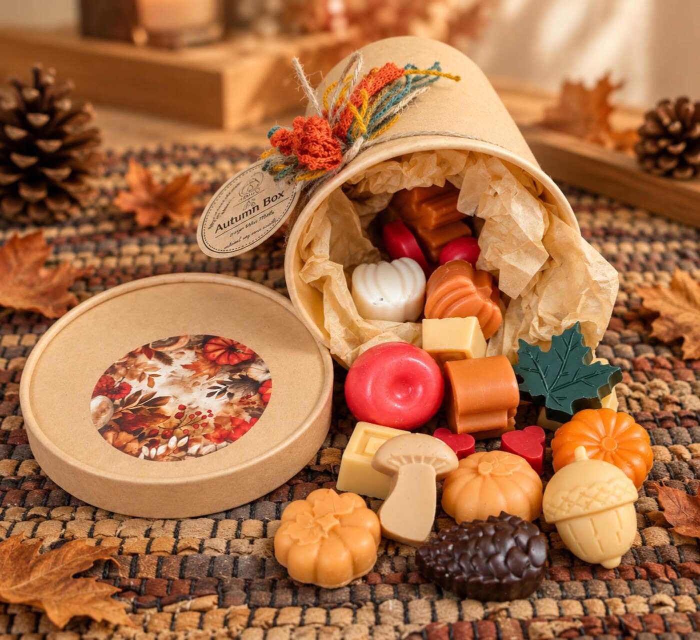 Autumn Box Wax Melts 210gr με Φθινοπωρινά Αρώματα
