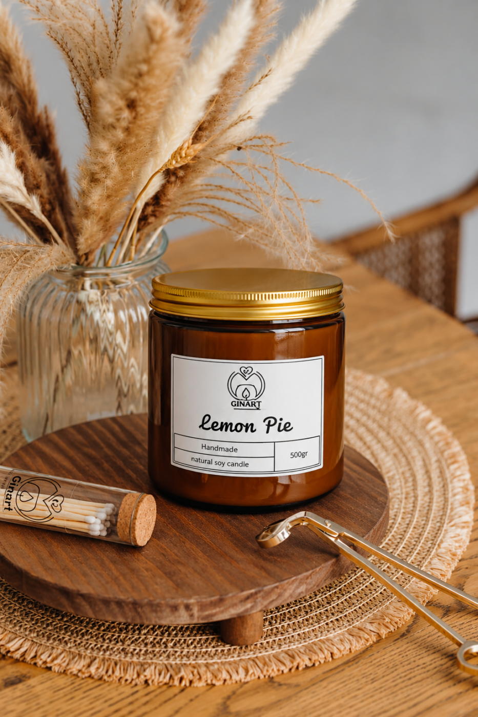 Αρωματικό κερί σόγιας σε Καραμελέ Δοχείο 500gr